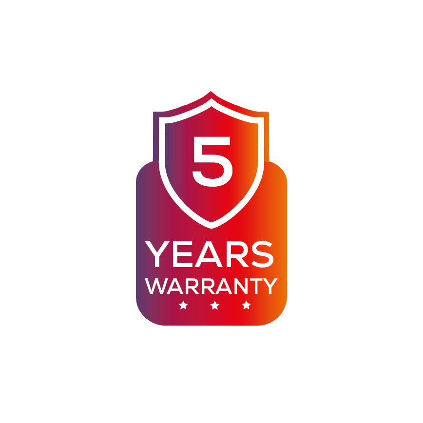 5-Year Warranty